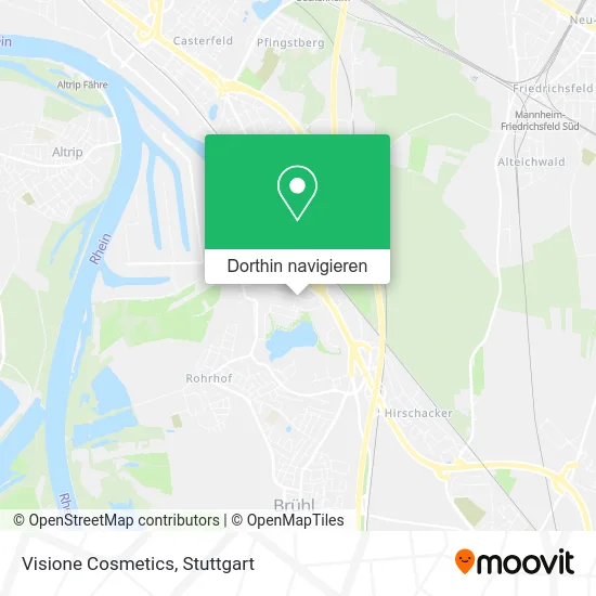 Visione Cosmetics Karte