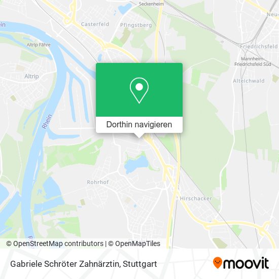 Gabriele Schröter Zahnärztin Karte
