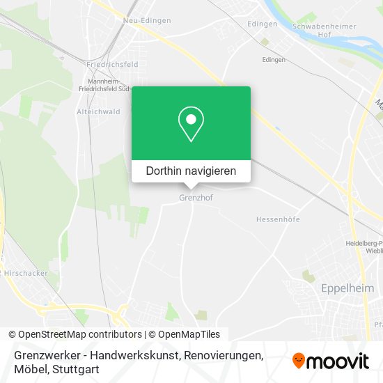 Grenzwerker - Handwerkskunst, Renovierungen, Möbel Karte
