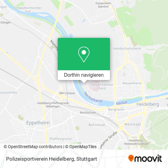 Polizeisportverein Heidelberg Karte