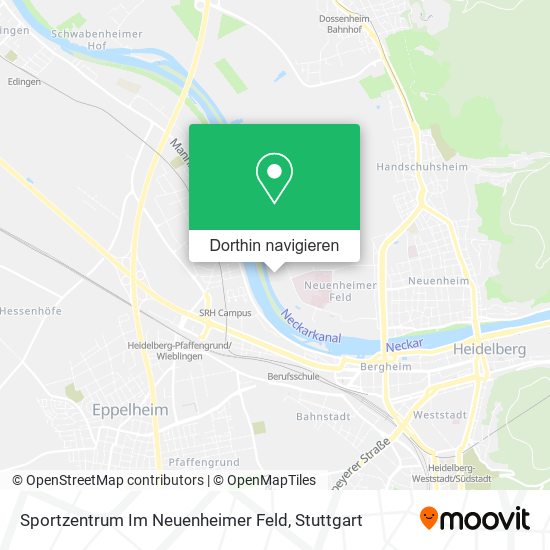 Sportzentrum Im Neuenheimer Feld Karte