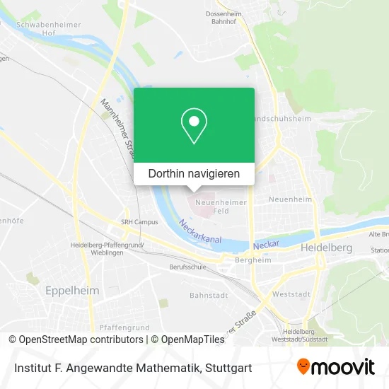 Institut F. Angewandte Mathematik Karte