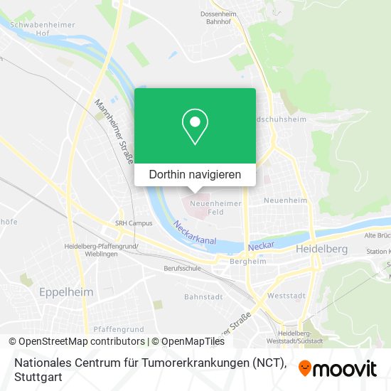 Nationales Centrum für Tumorerkrankungen (NCT) Karte