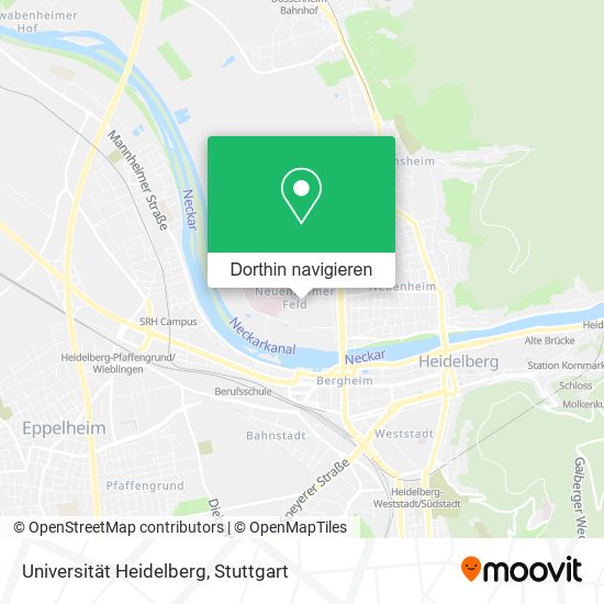 Universität Heidelberg Karte