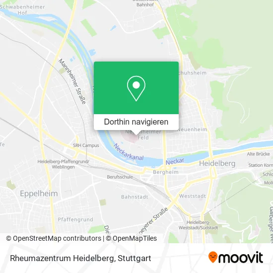 Rheumazentrum Heidelberg Karte