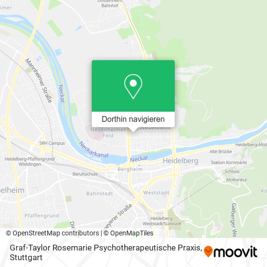 Graf-Taylor Rosemarie Psychotherapeutische Praxis Karte