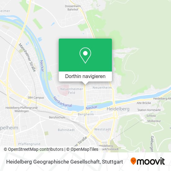 Heidelberg Geographische Gesellschaft Karte