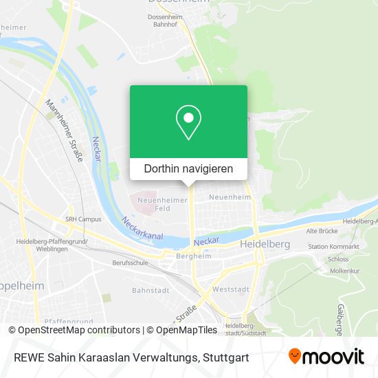 REWE Sahin Karaaslan Verwaltungs Karte