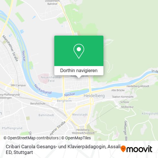 Cribari Carola Gesangs- und Klavierpädagogin, Assali ED Karte