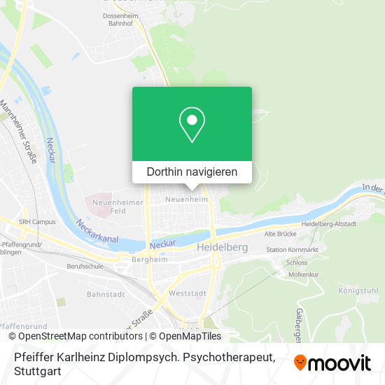 Pfeiffer Karlheinz Diplompsych. Psychotherapeut Karte