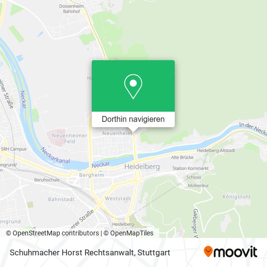 Schuhmacher Horst Rechtsanwalt Karte