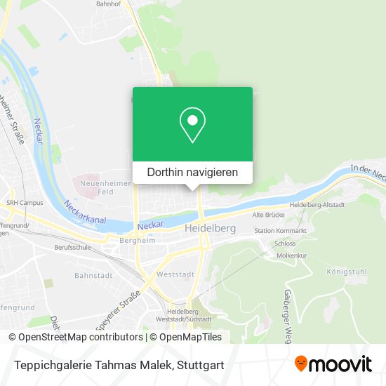 Teppichgalerie Tahmas Malek Karte