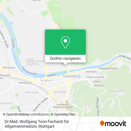 Dr.Med. Wolfgang Tonn Facharzt für Allgemeinmedizin Karte