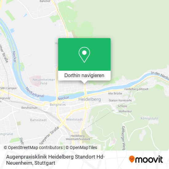 Augenpraxisklinik Heidelberg Standort Hd-Neuenheim Karte