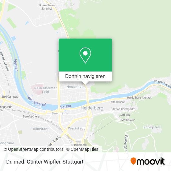 Dr. med. Günter Wipfler Karte