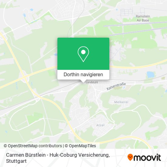 Carmen Bürstlein - Huk-Coburg Versicherung Karte