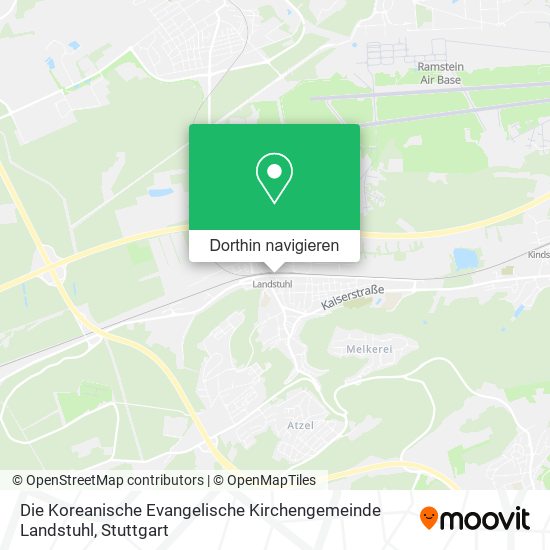 Die Koreanische Evangelische Kirchengemeinde Landstuhl Karte