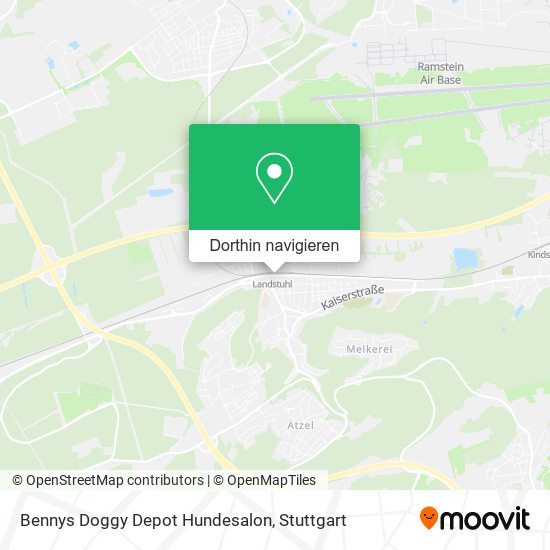 Bennys Doggy Depot Hundesalon Karte