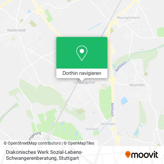 Diakonisches Werk Sozial-Lebens-Schwangerenberatung Karte