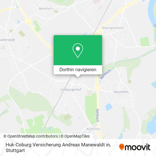 Huk-Coburg Versicherung Andreas Manewaldt in Karte