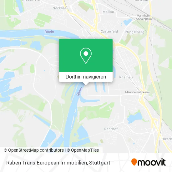 Raben Trans European Immobilien Karte
