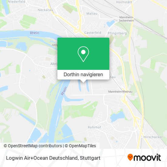 Logwin Air+Ocean Deutschland Karte