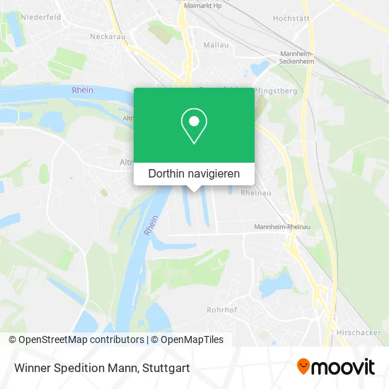 Winner Spedition Mann Karte