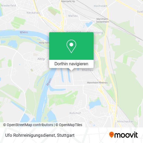 Ufo Rohrreinigungsdienst Karte