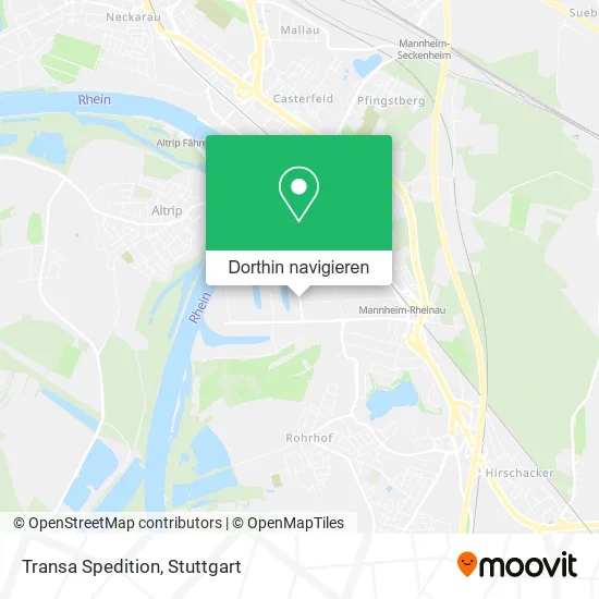 Transa Spedition Karte