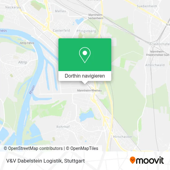 V&V Dabelstein Logistik Karte