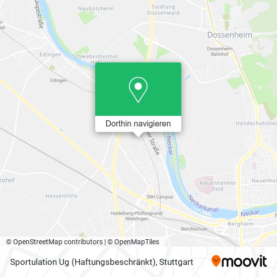Sportulation Ug (Haftungsbeschränkt) Karte