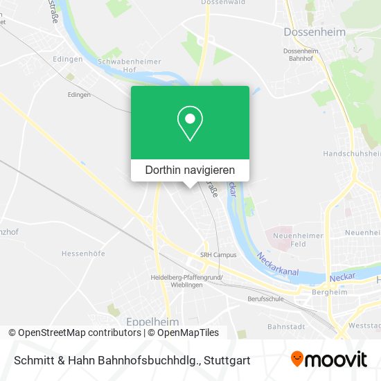 Schmitt & Hahn Bahnhofsbuchhdlg. Karte