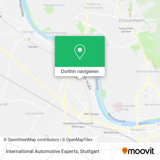 International Automotive Experts Karte