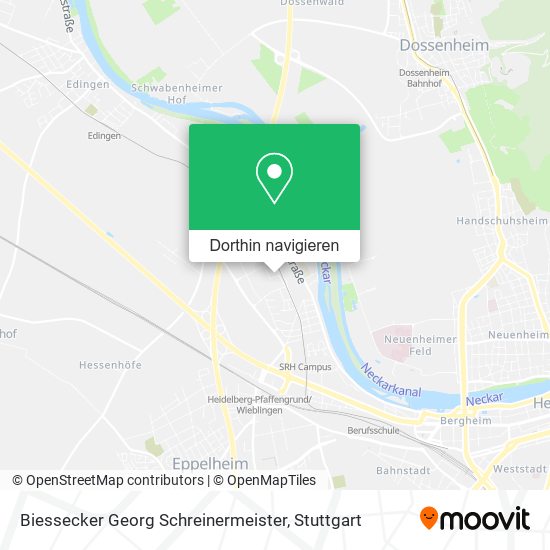 Biessecker Georg Schreinermeister Karte