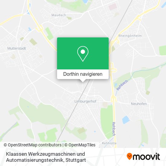 Klaassen Werkzeugmaschinen und Automatisierungstechnik Karte