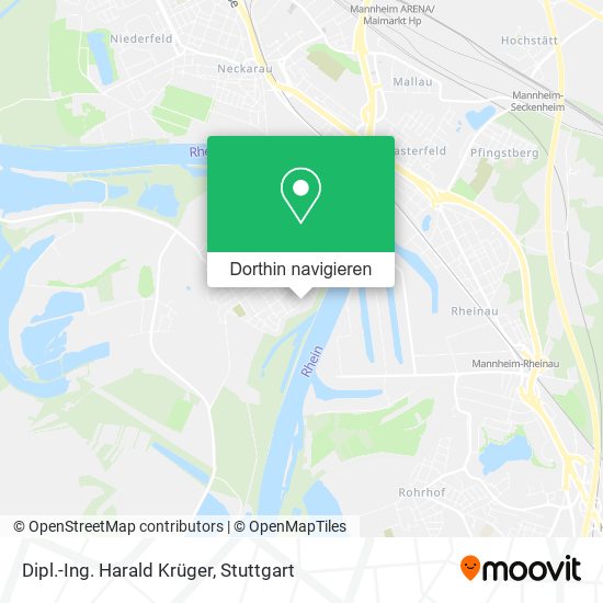 Dipl.-Ing. Harald Krüger Karte