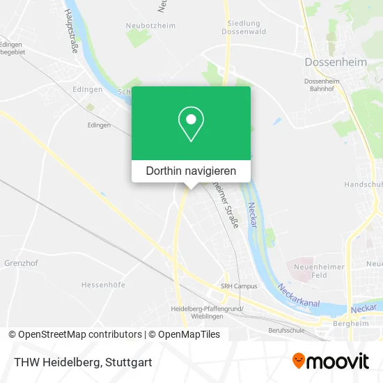 THW Heidelberg Karte