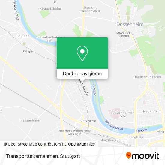 Transportunternehmen Karte