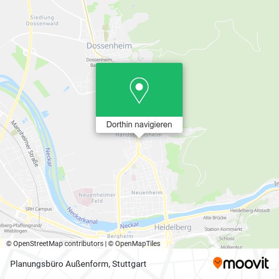 Planungsbüro Außenform Karte