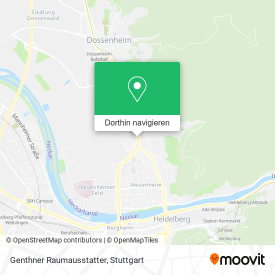 Genthner Raumausstatter Karte