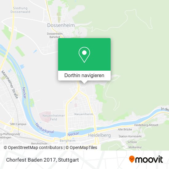 Chorfest Baden 2017 Karte