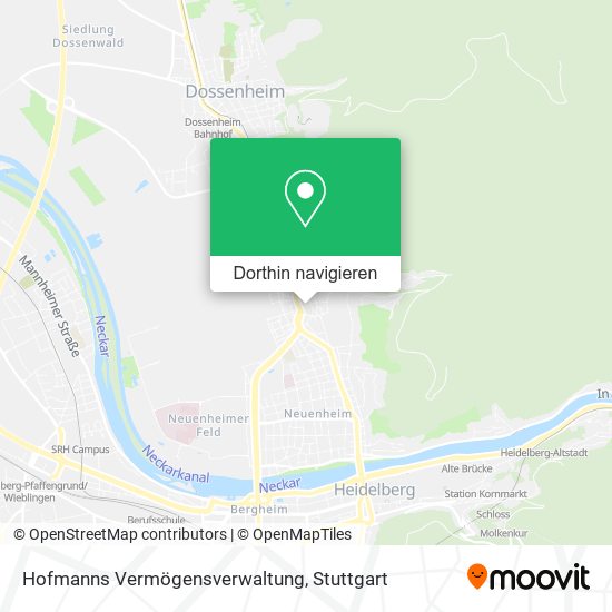 Hofmanns Vermögensverwaltung Karte