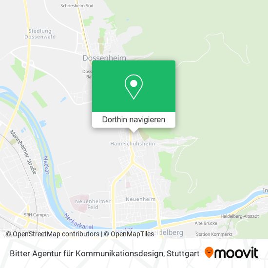 Bitter Agentur für Kommunikationsdesign Karte