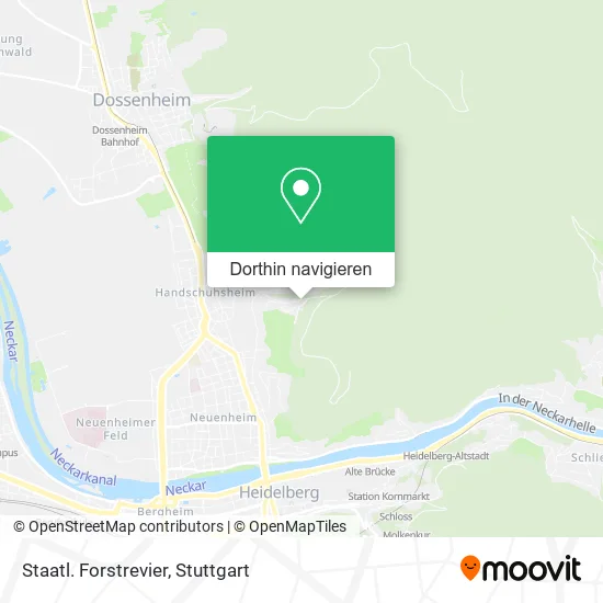 Staatl. Forstrevier Karte