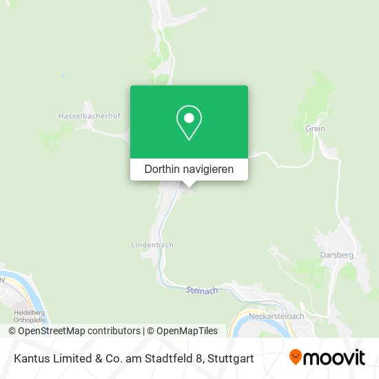 Kantus Limited & Co. am Stadtfeld 8 Karte