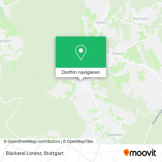 Bäckerei Lorenz Karte