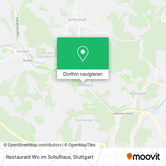 Restaurant Wo im Schulhaus Karte