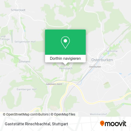Gaststätte Rinschbachtal Karte