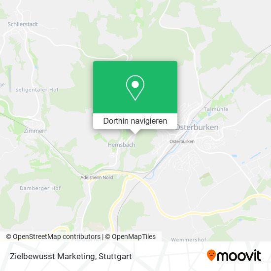 Zielbewusst Marketing Karte