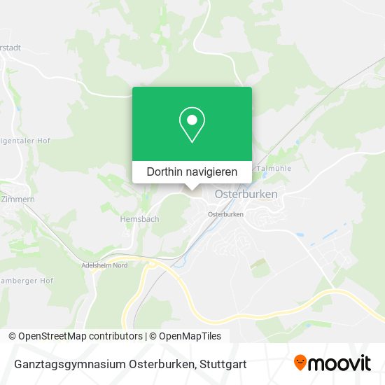 Ganztagsgymnasium Osterburken Karte